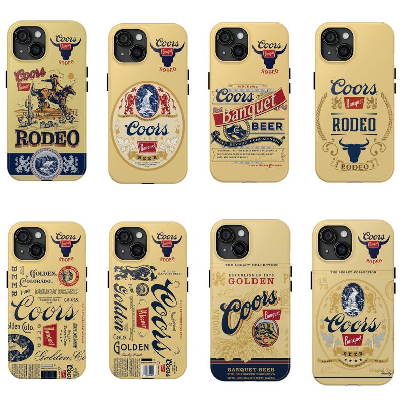 Coors Banquet Heritage Phone case, COORS RODEO Cover , Cowboy Phone case, Coors  Case, iPhone 15 14 13 12 11 Pro Max Plus X Protection Rubber