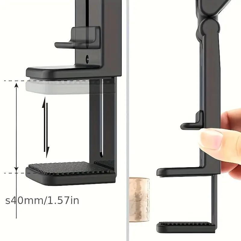 360 Degree Rotatable Phone Holder, 1 Count Universal Multi-angle Adjustable Phone Stand, Phone Accessories for Flying Traveling, Business Trip