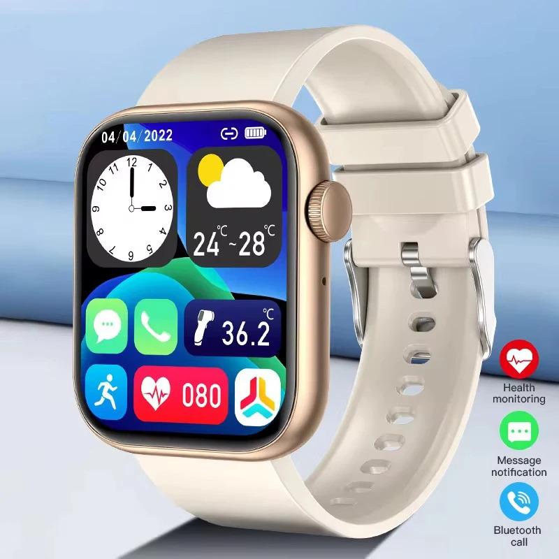 1.9 inch Full Touch Amoled Smart Watch for Men Women Bluetooth Call Sport Fitness Tracker Waterproof SmartWatch for Android Call