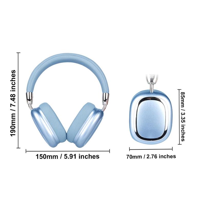 Wireless Headphones with Built-in Microphone, Electronic Audio Earbuds Wireless Noise Cancellation Headphones for Fall, Foldable Gaming Headset for Phones, Computers, MP3, Fun Summer Gift, Wireless Earbuds