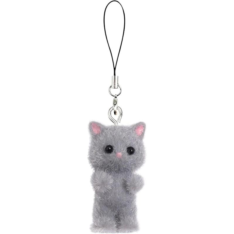 Cat Phone Charms Y2K Cute Aesthetic Kawaii Cat Mobile Phone Pendants Wrist Straps Lanyard Accessories for Bag Backpack Keychain Camera Pendants Decor