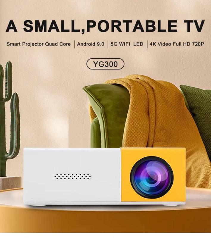 Mini Portable Projector Smart Multimedia Projector Game Mini Portable Home LED LCD Pocket Projector - Portable Projector