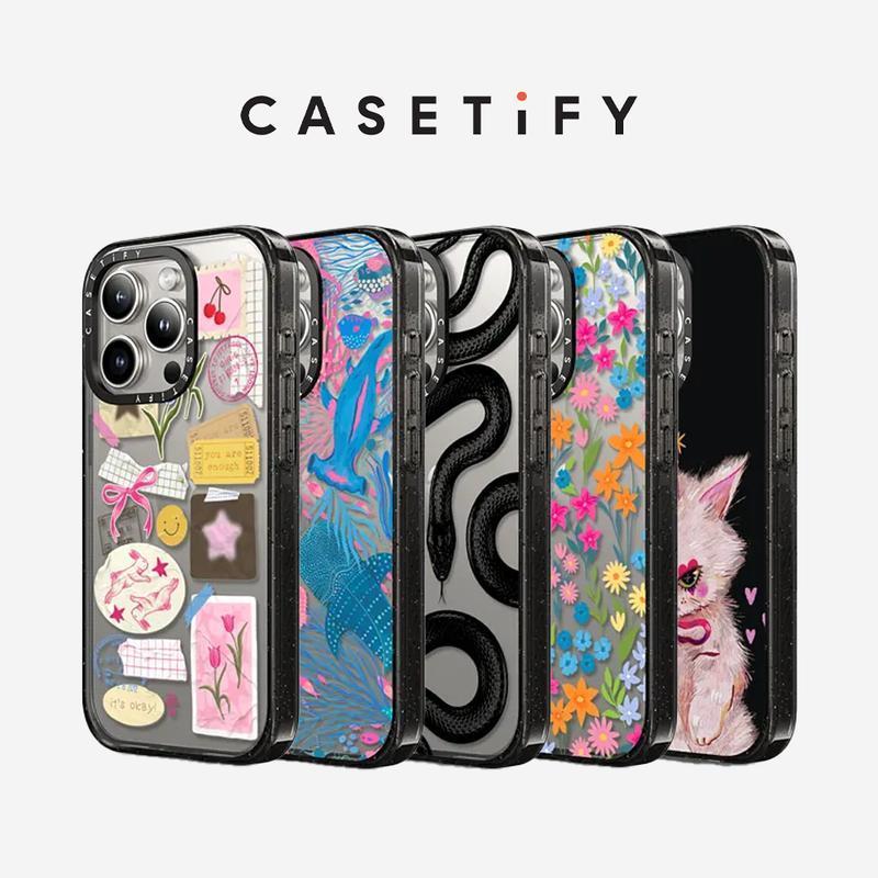 CASETiFY Impact Case for iPhone 16 15 14 Series [4X Military Grade Drop Tested   8.2ft Drop Protection] - Black Cover Protective 14  pro