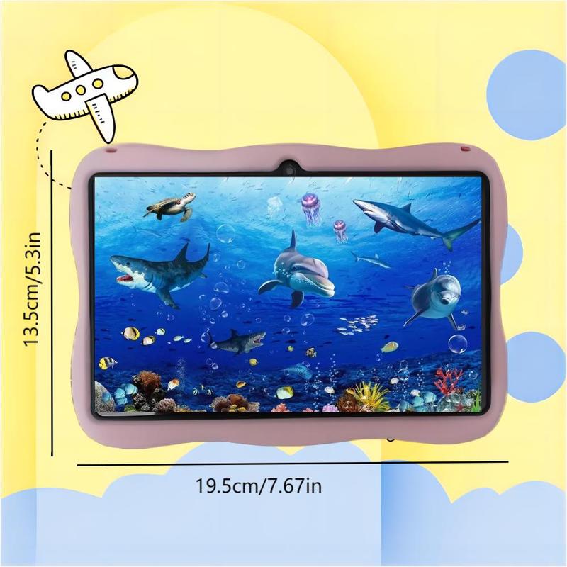 7 Inch Tablet, Android 12 Tablet with 2GB RAM 32GB ROM, 2.4G WiFi, BT, 1024x600 IPS Display, GMS, Parental Control, 3000mAh, Dual Camera, Shockproof Case