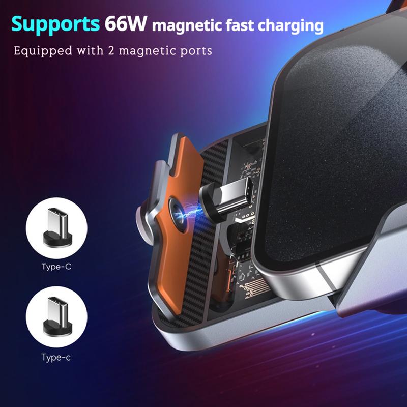 Bilolly Wireless car charger, 15W fast charging auto-clamping car charger phone holder phone holder suitable for iPhone 16 15 14 13 12 Pro Max 11 XR XS, Samsung Galaxy S24 Ultra S23 S22 S21, S20, S10+, and other smartphones.