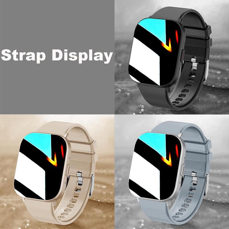 2.01 Inch Smart Watch, HD Wireless Call 100+ Sport Mode Smartwatches, Full Touch Wristwatch, Smart & Wearable Devices Smart Watch for iPhone & Android Smartphone, Back to School, Watches for Men & Women