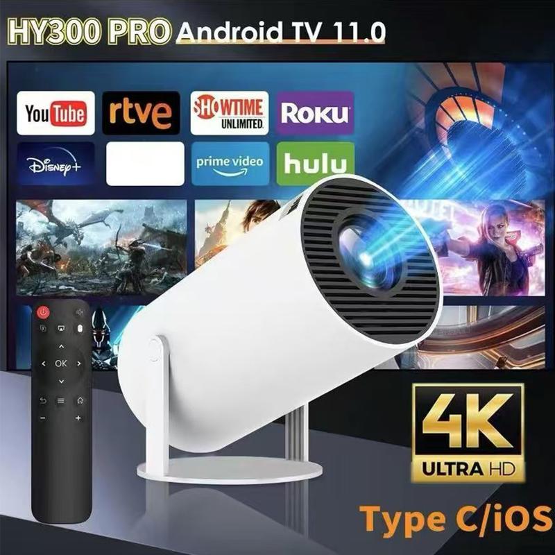 Magcubic HY300 4K MiniProjector with WiFi and Bluetooth, Auto Keystone Correction, 200