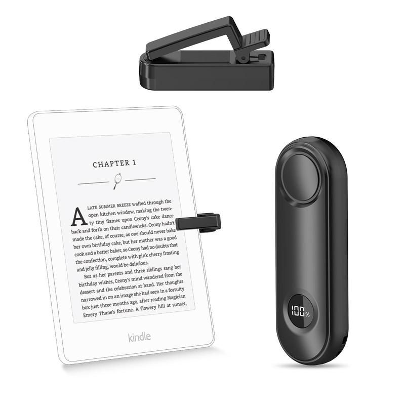 Remote Page Turner for Kindle, 1 Count Rechargeable Remote Page Turner Clicker, Reading Novels Taking Photos Page Turner for iPad Tablets Phone