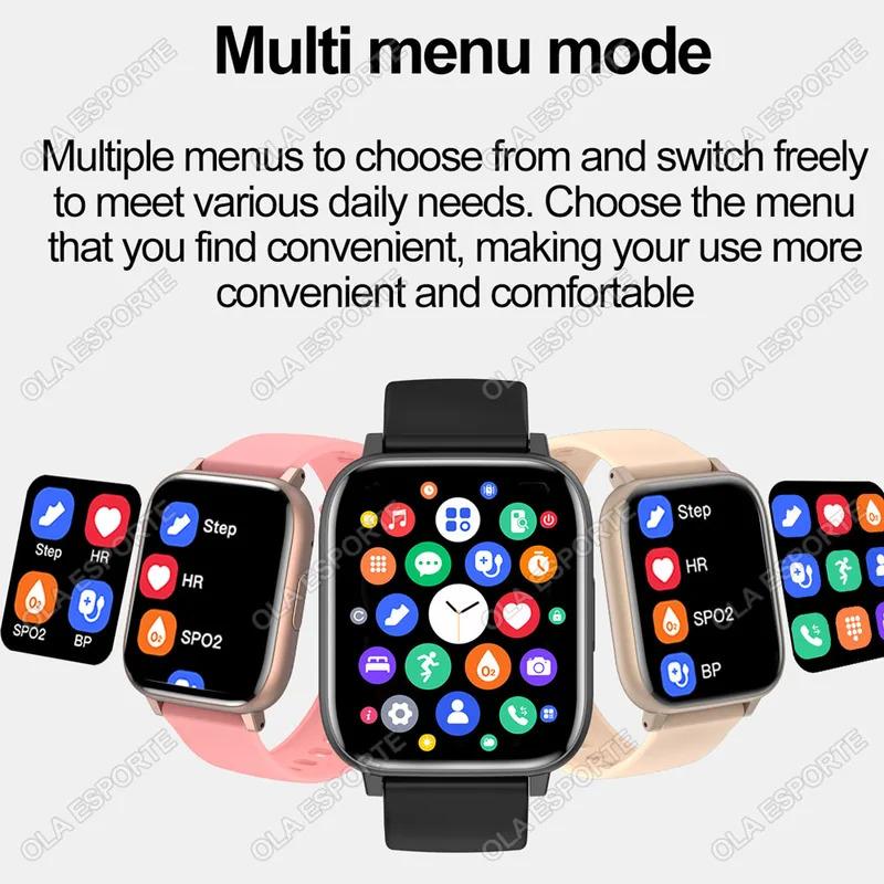 Smart Watch 2024 Bluetooth Call Sleep Heart Rate Health Monitoring GPS Watches for Men Women Sport Fitness Waterproof Smartwatch