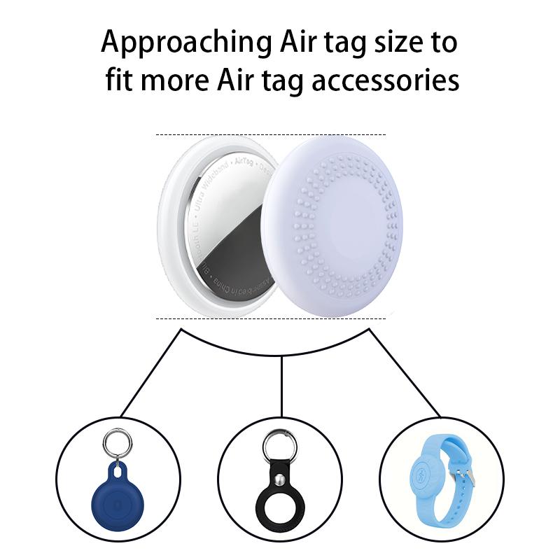 Global Location Tracker for Apple Find My, Key Finder,Water Resistant Gps Device ,Android not Supported, Works with Apple Find My (iOS only), Bag,Animal pets, Bluetooth Tracker for Earbuds and Luggage(White)