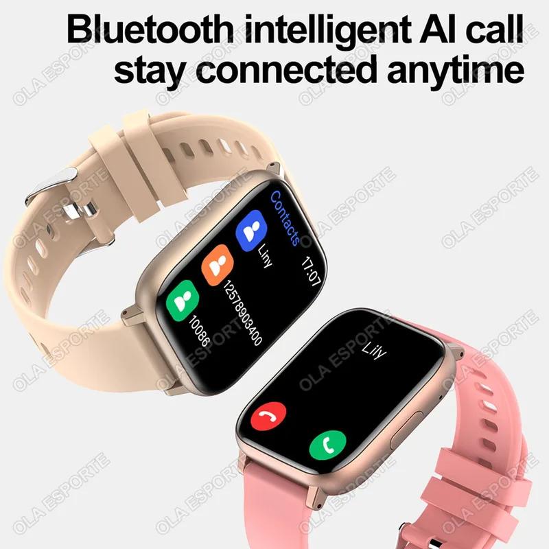 Smart Watch 2024 Bluetooth Call Sleep Heart Rate Health Monitoring GPS Watches for Men Women Sport Fitness Waterproof Smartwatch