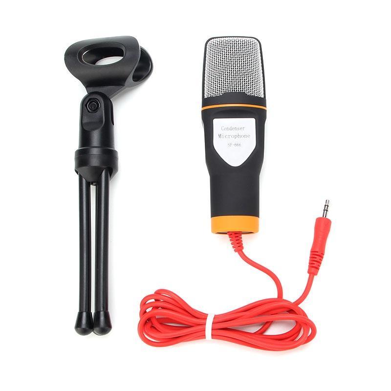 YANMAI Professional Microphone, 3.5mm Jack Connect Microphone with Tripod, Computer Microphone for Music Recording, Live Streaming, Podcast Broadcast