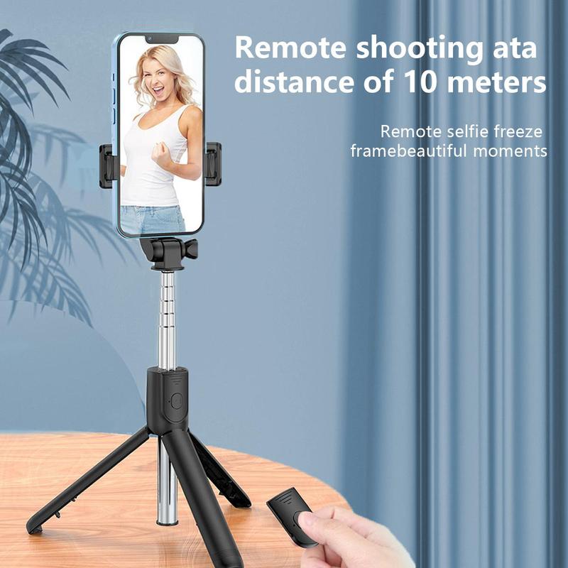 Portable Selfie Stick, Retractable Selfie Stick with Remote Control, Selfie Accessories for Travel, Outdoor, Party, Daily Use