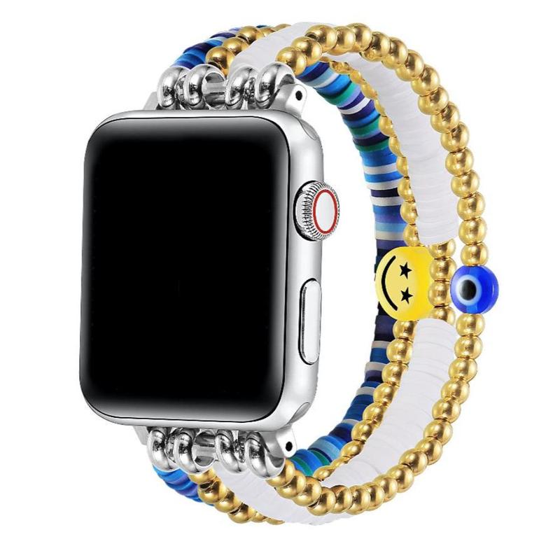 Bestie Beaded Band for Apple Watch - New 18k Gold Plated Beads