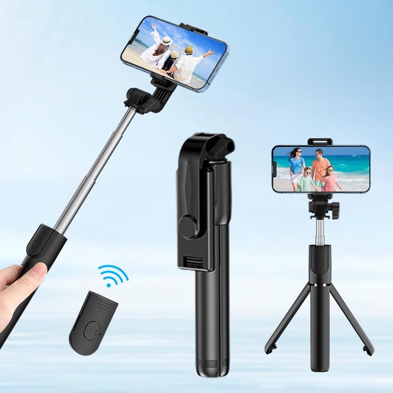 Portable Selfie Stick, Retractable Selfie Stick with Remote Control, Selfie Accessories for Travel, Outdoor, Party, Daily Use