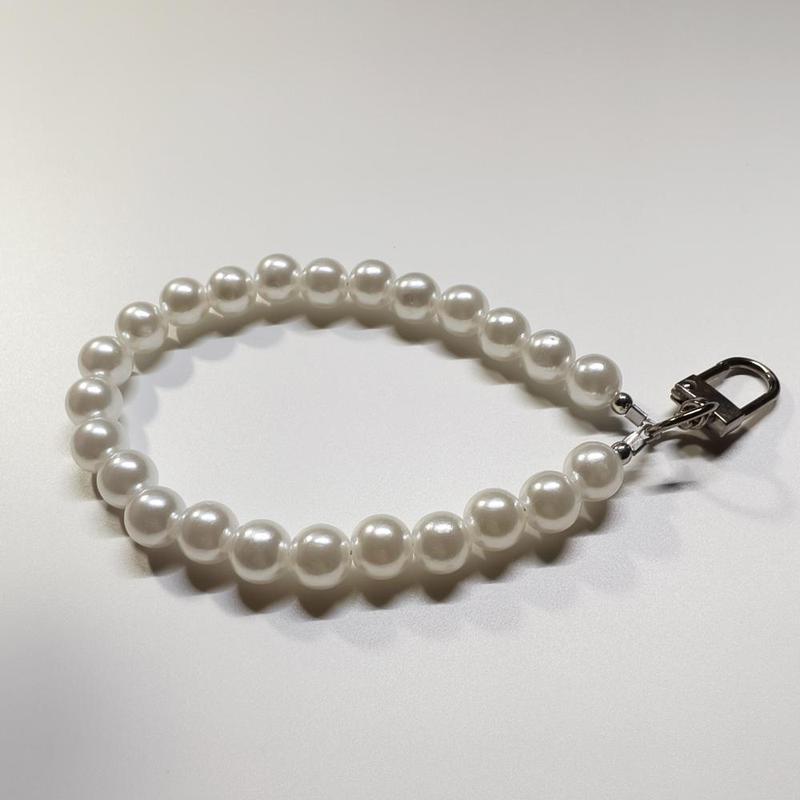 Faux Pearl Decorated Phone Chain, Fashionable Phone Lanyard, Multifunctional Pendant Chain Bracelet, Phone Strap for Women & Girls