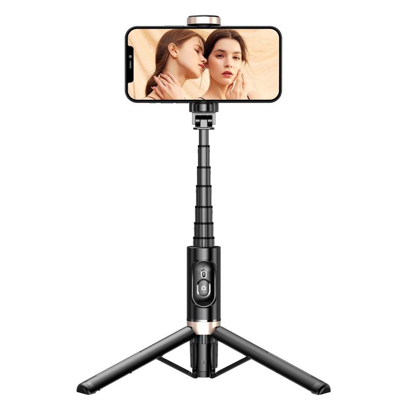 Selfie Stick Tripod, Multifunctional Selfie Stick with Tripod, Portable Phone Accessories for Live Streaming, Vlogging, Selfie Phone Holder