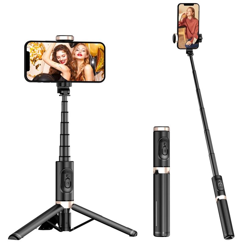 Selfie Stick Tripod, Multifunctional Selfie Stick with Tripod, Portable Phone Accessories for Live Streaming, Vlogging, Selfie Phone Holder