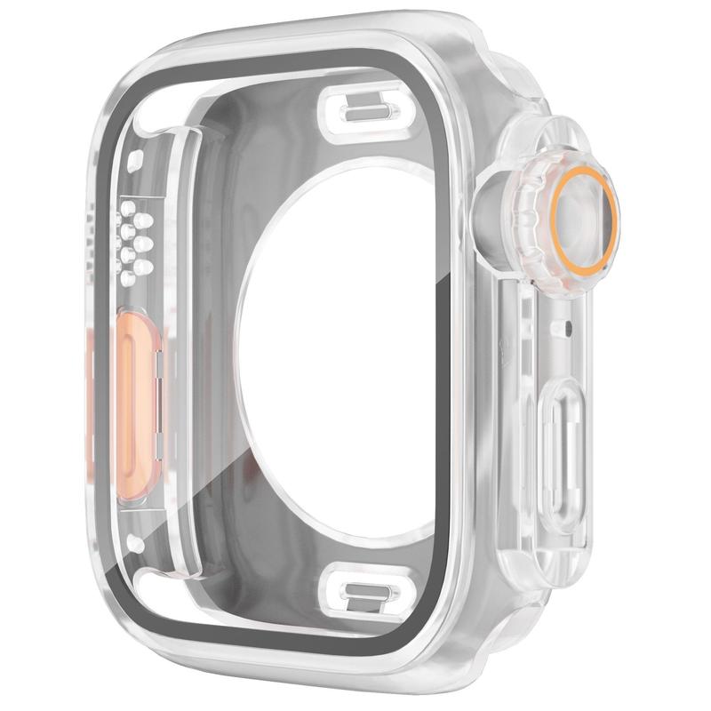 Waterproof & Dustproof Smart Watch Case, Full Coverage Smart Watch Protective Case, Smart Watch Protector Cover Compatible with Apple Watch 40mm 41mm 44mm 45mm