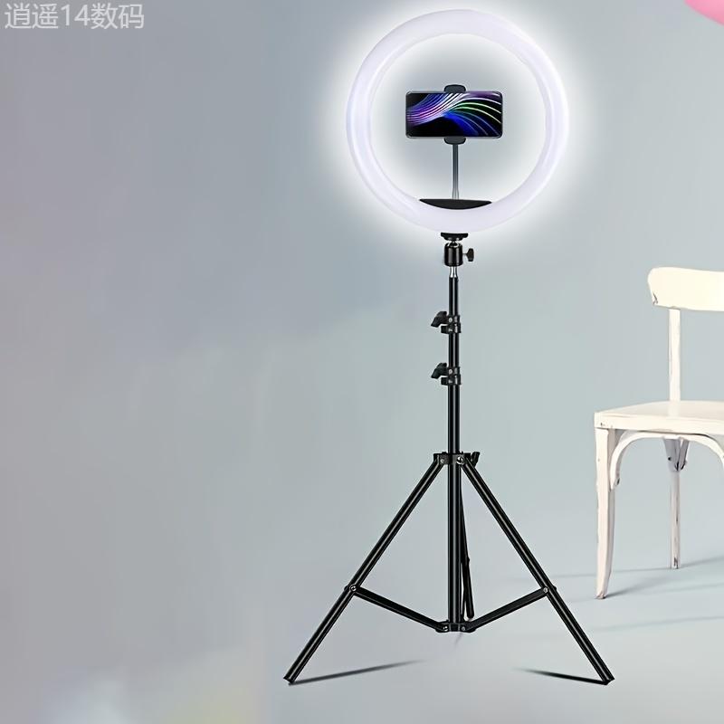 12 Inch Large Selfie Ring Light Kit - Mounts with Adjustable Tripod Stand, Flexible Phone Holder, and Dimmable LED Light for Perfect Portraits, Vlogging, and Gift Ideas Waterproof Smartphone Cellphone