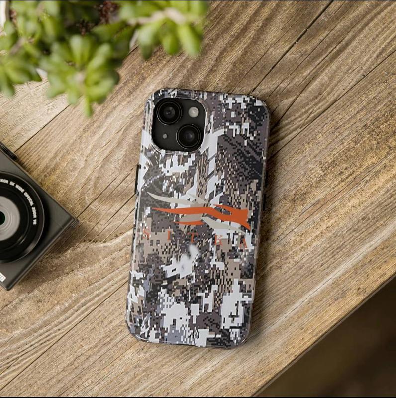 Sitka Subalpine Camo Combo Phone Case, Hunting Camo Waterfowl, For Iphone 16 15 14 13 12 11 Pro Max 8 X XR XS Accessories Protection