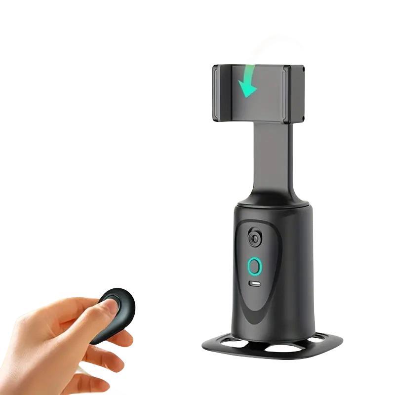 360 Degree Automatic Rotating Selfie Gimbal Phone Holder, No APP Required Selfie Phone Gimbal, Selfie Accessories for Live Streaming, Vlogging, Photography