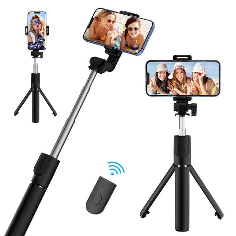 Portable Selfie Stick, Retractable Selfie Stick with Remote Control, Selfie Accessories for Travel, Outdoor, Party, Daily Use