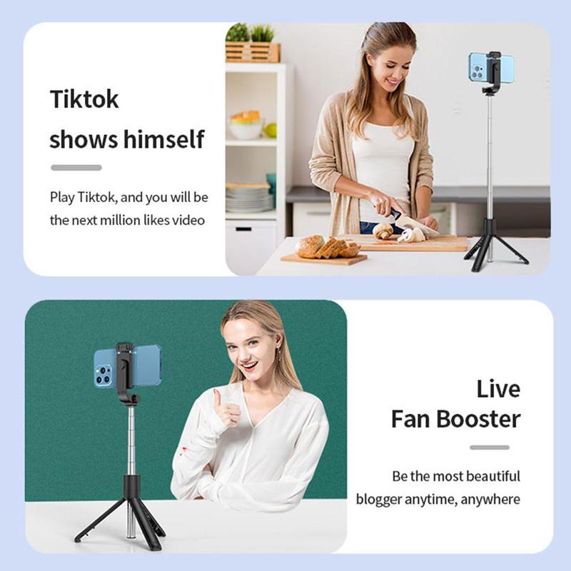 Portable Selfie Stick, Retractable Selfie Stick with Remote Control, Selfie Accessories for Travel, Outdoor, Party, Daily Use