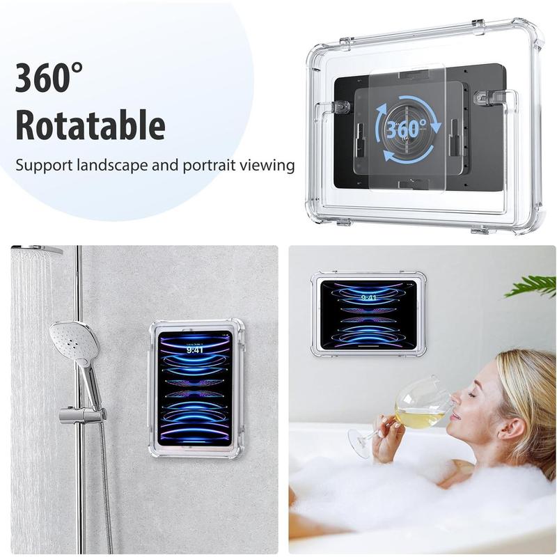 Shower Tablet Holder,  Shower iPad Holder Wall Mount Up to 11