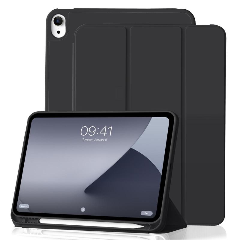 Soft Back Cover Case with Pen Slot For iPad 10.9 Inch iPad 10 Gen, 1 Count Ultra Thin Lightweight Tablet Case, Anti-fall Tablet Protector