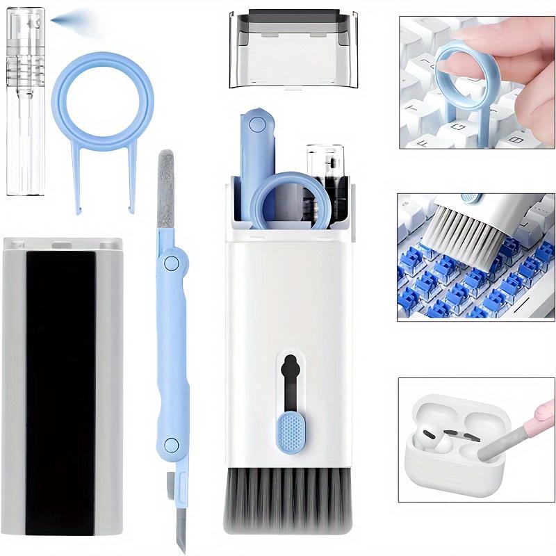 7-in-1 Electronic Cleaning Kit, Cleaning Kit Including 1 Brush & 1 Cleaning Pen, Multifunctional Cleaning Kit for Earphone, Phone, Keyboard, Camera