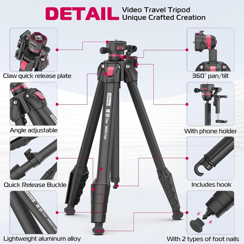 ULANZI Ombra Lightweight Travel Tripod, 59