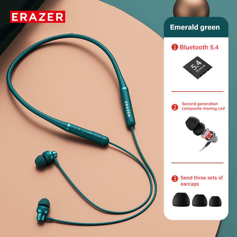 ERAZER XE05 Neckband Sport Headset Bluetooth Bass Stereo Mic IPX5 Waterproof Headphone