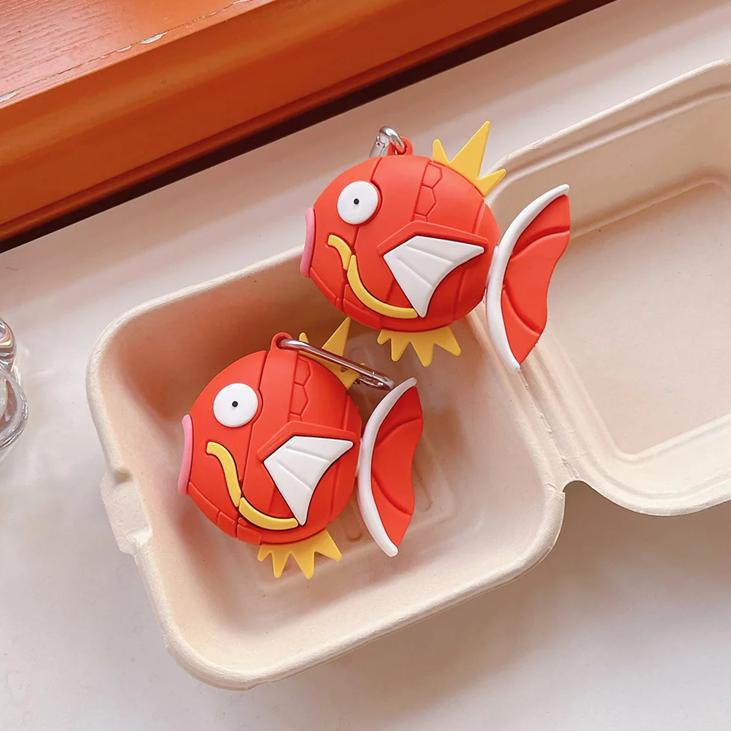 Magikarp AirPods Case, Music Accessories, Headphones Case, AirPods 1 2, AirPods Pro, AirPods 3, Fish, Fishing, Anime, Funny Gifts, AirPod Cover