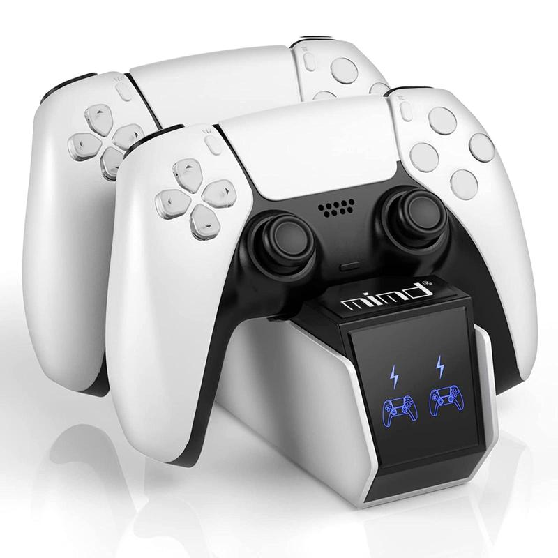 Controller Charger with Protective Chip LED Indicator, 2-Hour Fast & Safe Charging Charging Station for PS5 Controller