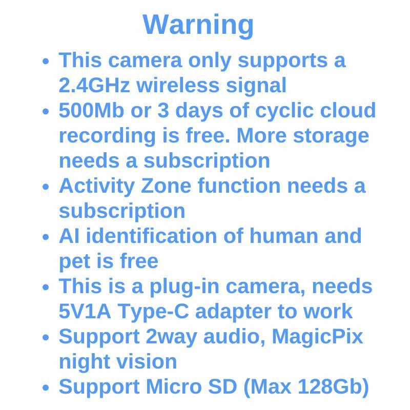 Plug-in Camera Security for Summer, 2K High Definition Video Security Cameras with Night-Vision & Motion-Detection, Two-way Audio Home Security Camera, 2.4GHz Wireless Household Portable Monitor, Home Camera Security for Pet Monitoring