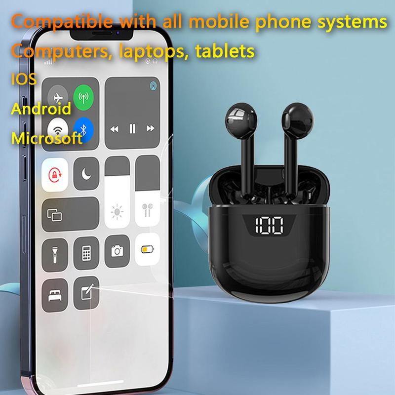 NEW SP31 Wireless Mini Earbuds with LED Power Digital Display, TWS Stereo Sound Headset, Wireless 5.3 Headphones for All Mobile Phone Systems