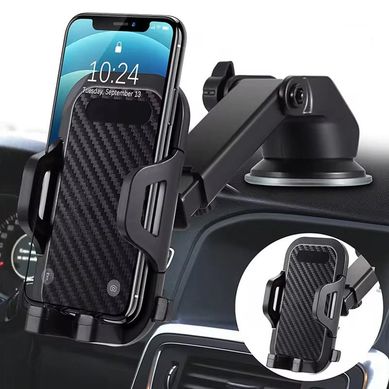 Suction Cup Car Phone Holder, Adjustable Car Phone Holder, Universal Car Interior Accessories for 4-7 Inch Smartphones