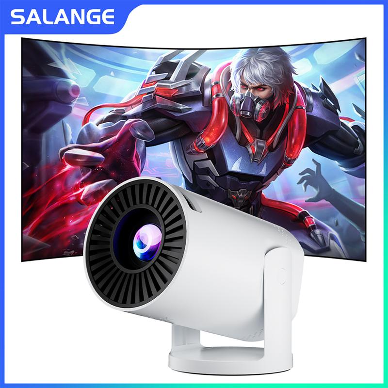 Salange NEW M10 Portable Smart Mini Projector Audio Remote Wired Same Screen Projector for SAMSUNG Android iPhone IOS Home Cinema Sound Speaker Support 720P 1080P Videos Small  Projector