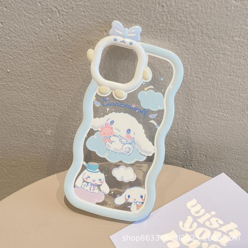 Sanrio Cute Cartoon Rabbit Pattern Phone Case, Full Body Shockproof Phone Protective Cover, Fashion Phone Accessories for iPhone 14 13 12 11 Pro Max Plus, Phone Cases for iPhone 15 Pro Max Case