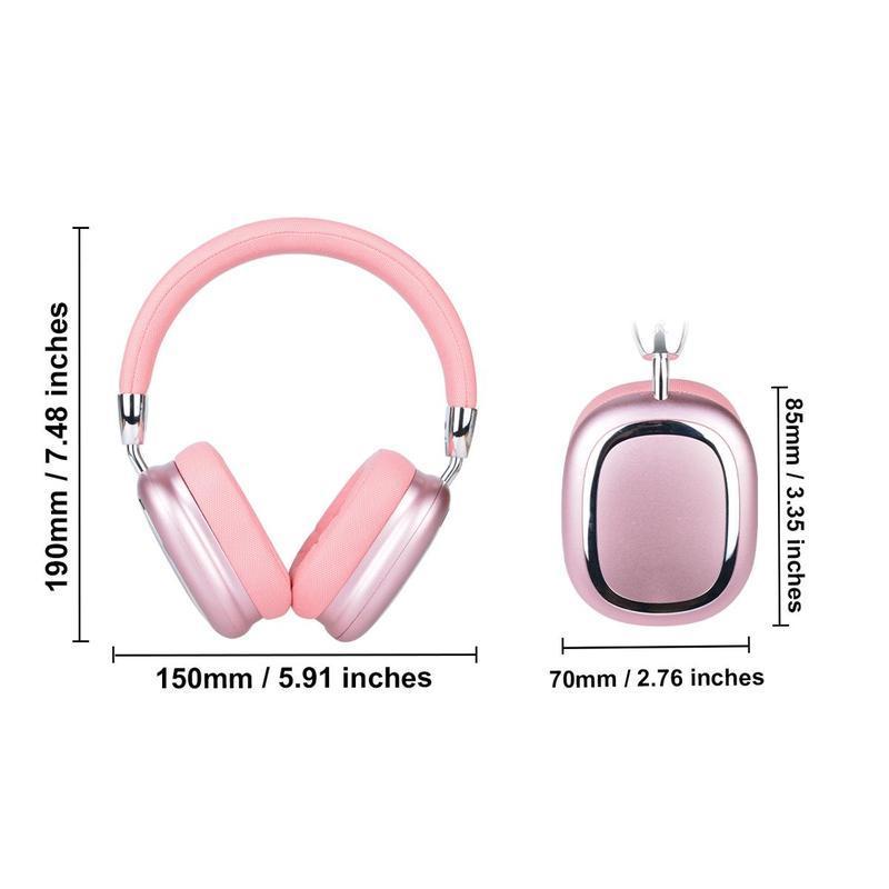 Fashionable Wireless Over-ear Headphone, Foldable Gaming Headset, Noise Cancelling Headphone for Phone, Computer, MP3, Music Player