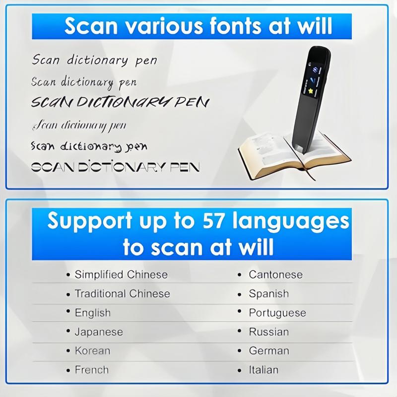 Translation Pen, Scan marker Reader with 112 Langage, 1.97