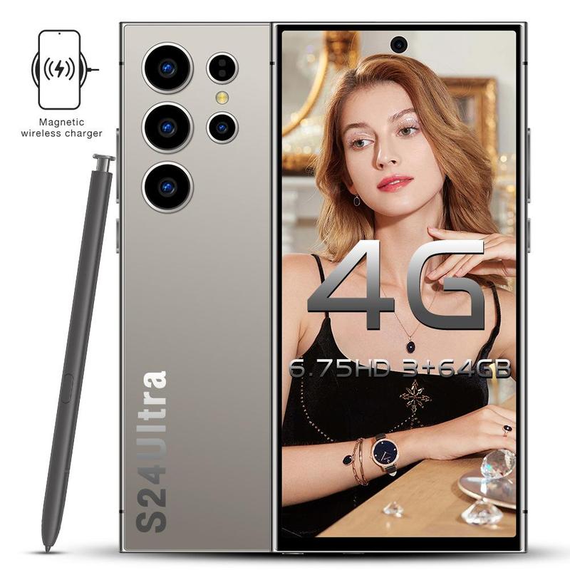 QEK S24 Ultra Phone 7.3 HD Screen Smartphone Original 16GB+1TB 4G Dual SIM Celulares Android Unlock 8000mAh S24 Ultra 5G Smartphone with NFC Built in Pen True 4G 5G 13 megapixel True Perforation Student Home Phone Work Phone