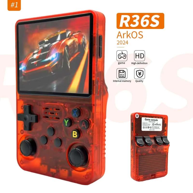 R36S Retro Handheld 3.5 Inch Screen Game Console R35S Open Source Linux System 15000+ Games Portable Video Player R36s Console