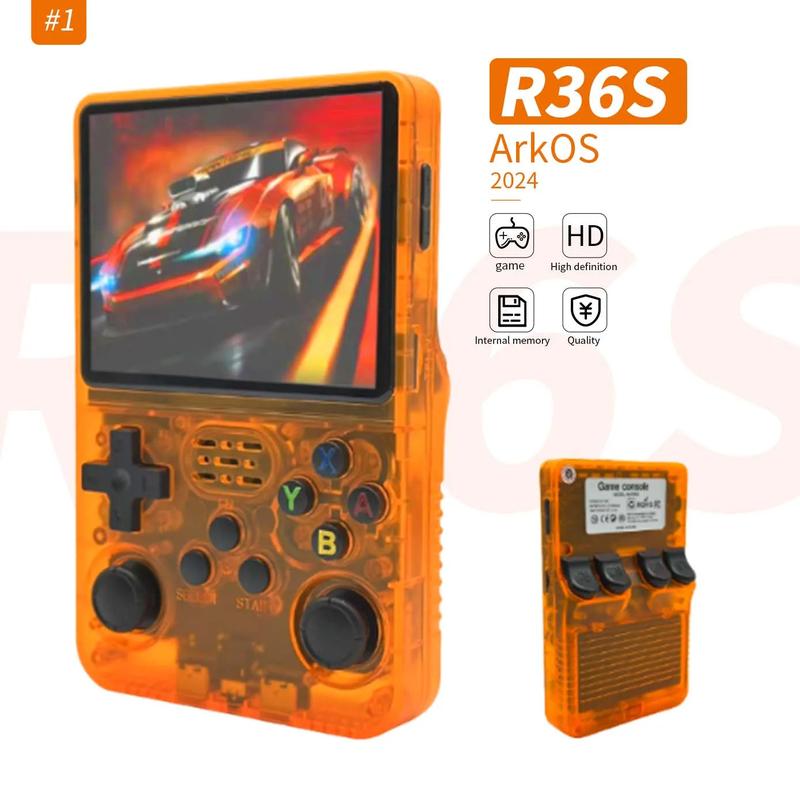 R36S Retro Handheld 3.5 Inch Screen Game Console R35S Open Source Linux System 15000+ Games Portable Video Player R36s Console