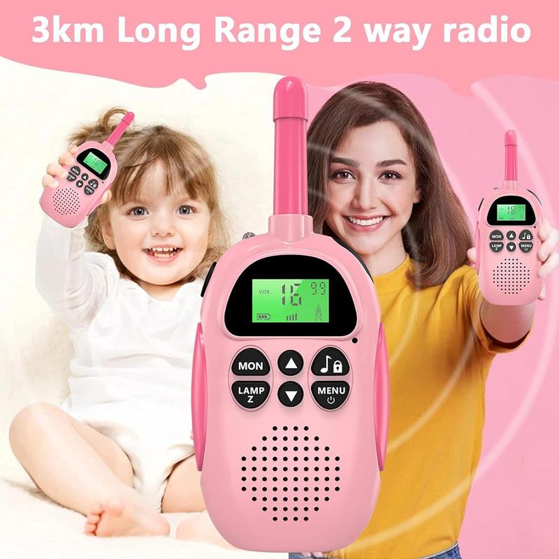 Rechargeable Walkie Talkie, 1 Pair 22 Channel Radio, Long Standby Walkie Talkie, Outdoor Adventure & Camping Hiking Tool, Best Birthday Gift