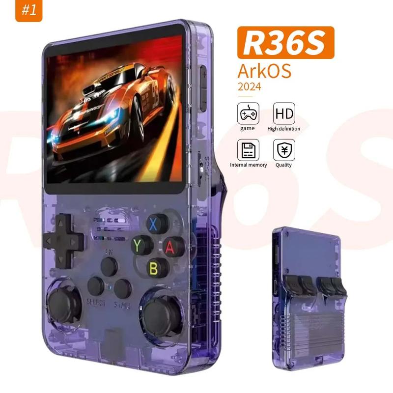 R36S Retro Handheld 3.5 Inch Screen Game Console R35S Open Source Linux System 15000+ Games Portable Video Player R36s Console