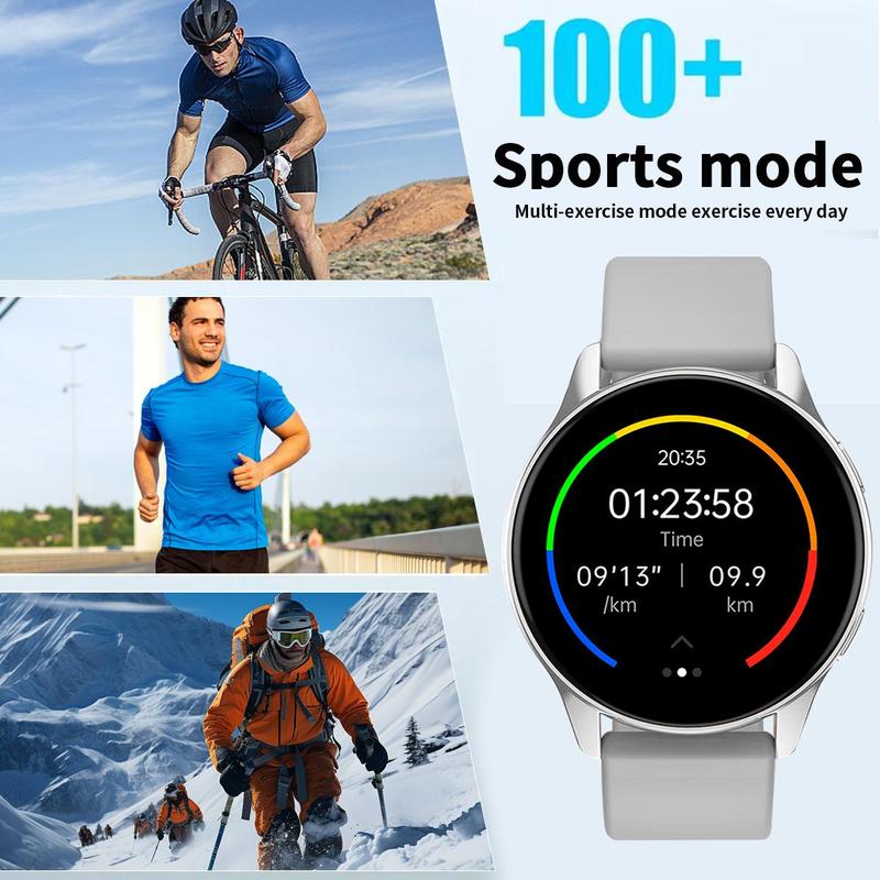 Multifunctional Smart Watch, Fashionable Digital Watch with Weather Forcast, Phone Call, Music Control, Sports Watch for Women & Men