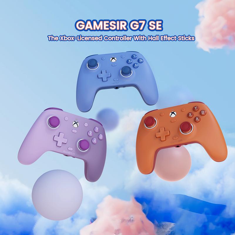 GameSir G7 SE Multi-Color Wired Controller, Precision Gamepad for Xbox Series X|S, Xbox One & Windows 10 11 with Hall Effect Joysticks