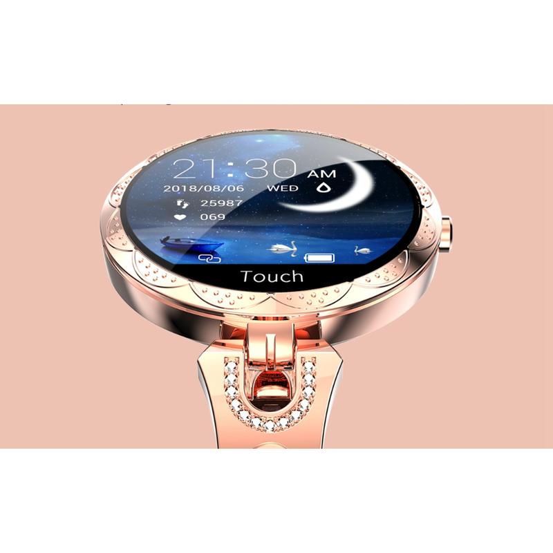 Fashion Women's Smart Watch Waterproof Wearable Device Heart Rate Monitor Sports Smartwatch for Women Ladies